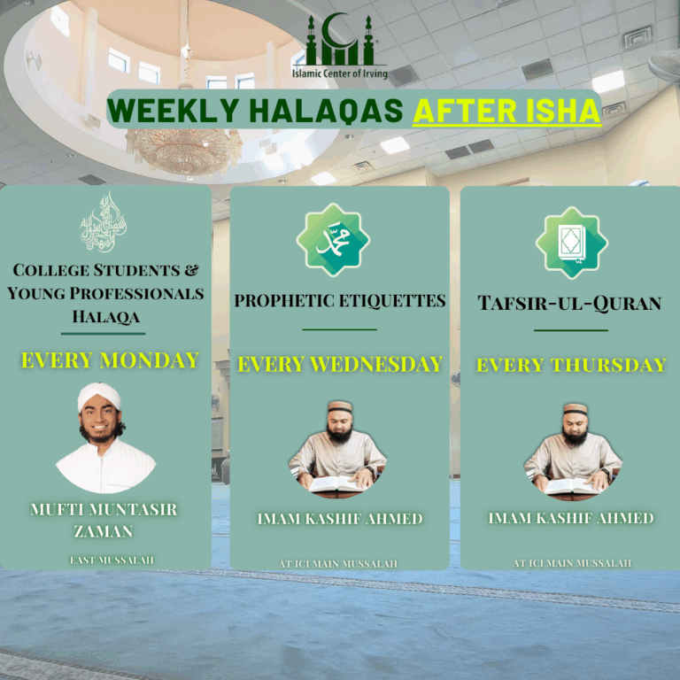 Weekly Halaqas